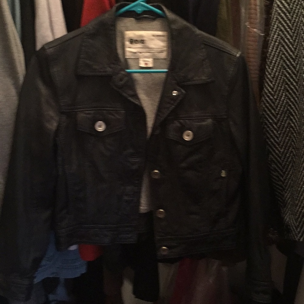 Navy Blue 100% Lamb Leather Jacket